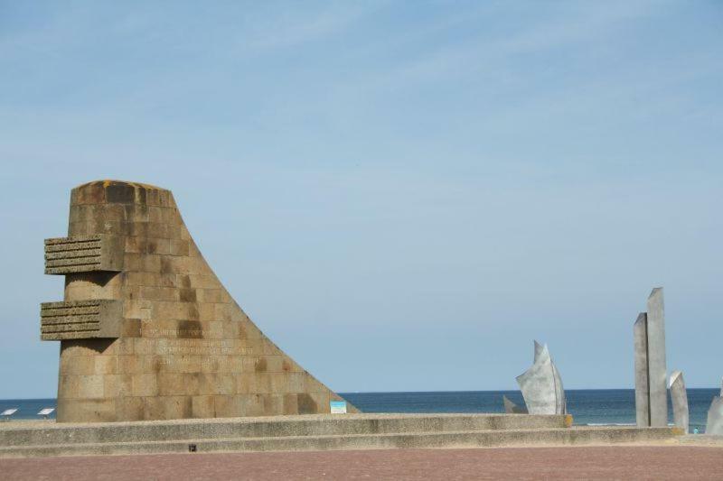 Appartement Omaha Beach Saint-Laurent-sur-Mer Exterior foto